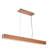 LED 48 inch wood paint linear chandelier