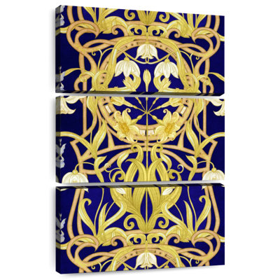 Kerner Retro Golden Flowers