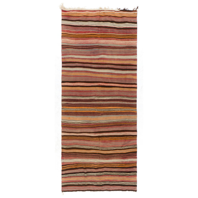 Tapis de couloir anatolien central 5 pi 11,8 pi tissé à la main 100% laine