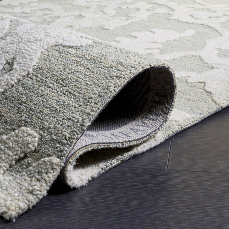 Harvest 302 Hand Tufted 80% Wool; 20% Cotton Abstract Rug, Rectangle 5' x 8'