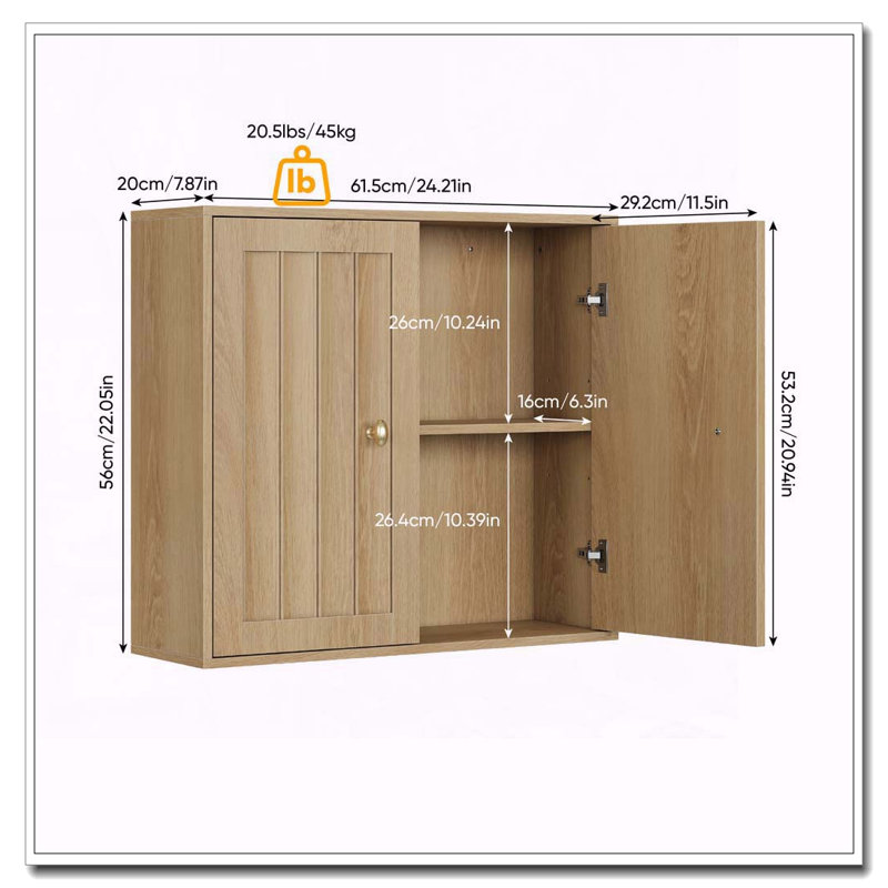 Wall-Mounted Bathroom Cabinet