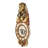 Medinet Habu Egyptian Sculptural Wall Clock