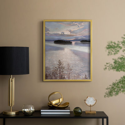 Vintage Landscape CLXXXI Framed Print - Solid Wood