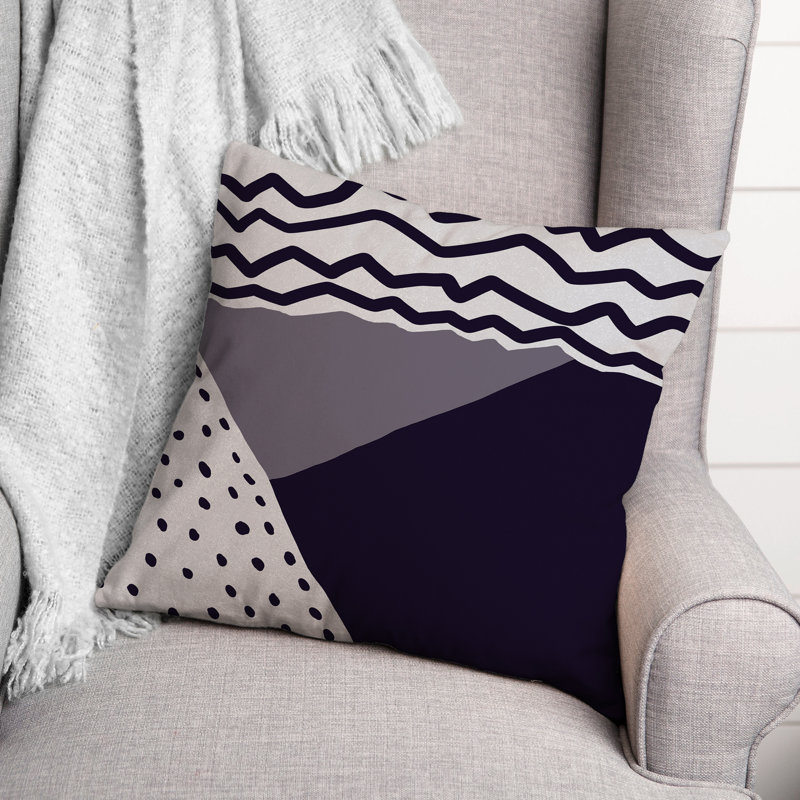 Coussin décoratif intérieur / extérieur, Bleu marine