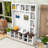 Hall Tree with 6 Hooks and Adjustable Shelves-637255364