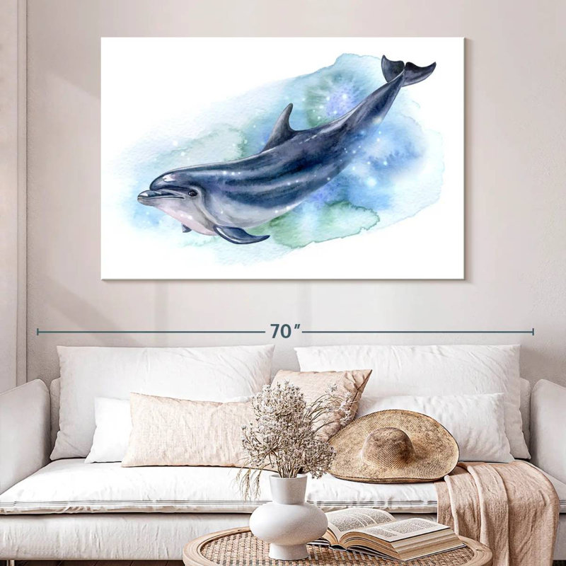 Brampt Aquatic Dolphin, 34" H x 51" W