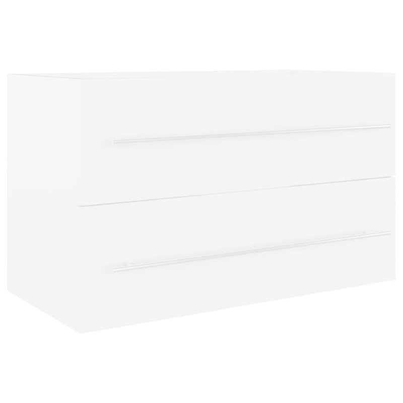 Eythan 80cm Single Bathroom Vanity Base Only, White