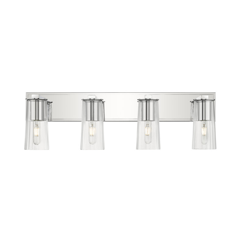 Ensemble de meuble-lavabo 4 lumières Esma, Chrome