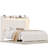 3 Piece Bedroom Set, Velvet Upholstered Wingback Bed With Led Lights & Storage Drawers, 2 Nightstands With 1-drawer-215445959