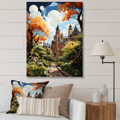 «College University Buildings University II», impressions sur toile de paysages urbains