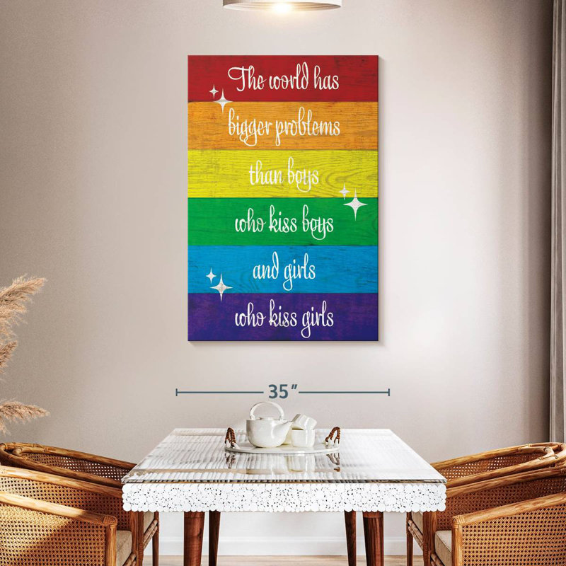 Tergel Bigger Problems Than Pride, 48" H x 32" W