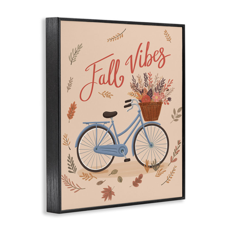  «Fall Vibes», art giclé par Nancy McKenzie, Giclée encadrée noir minuit, H 14 po x l 11 po