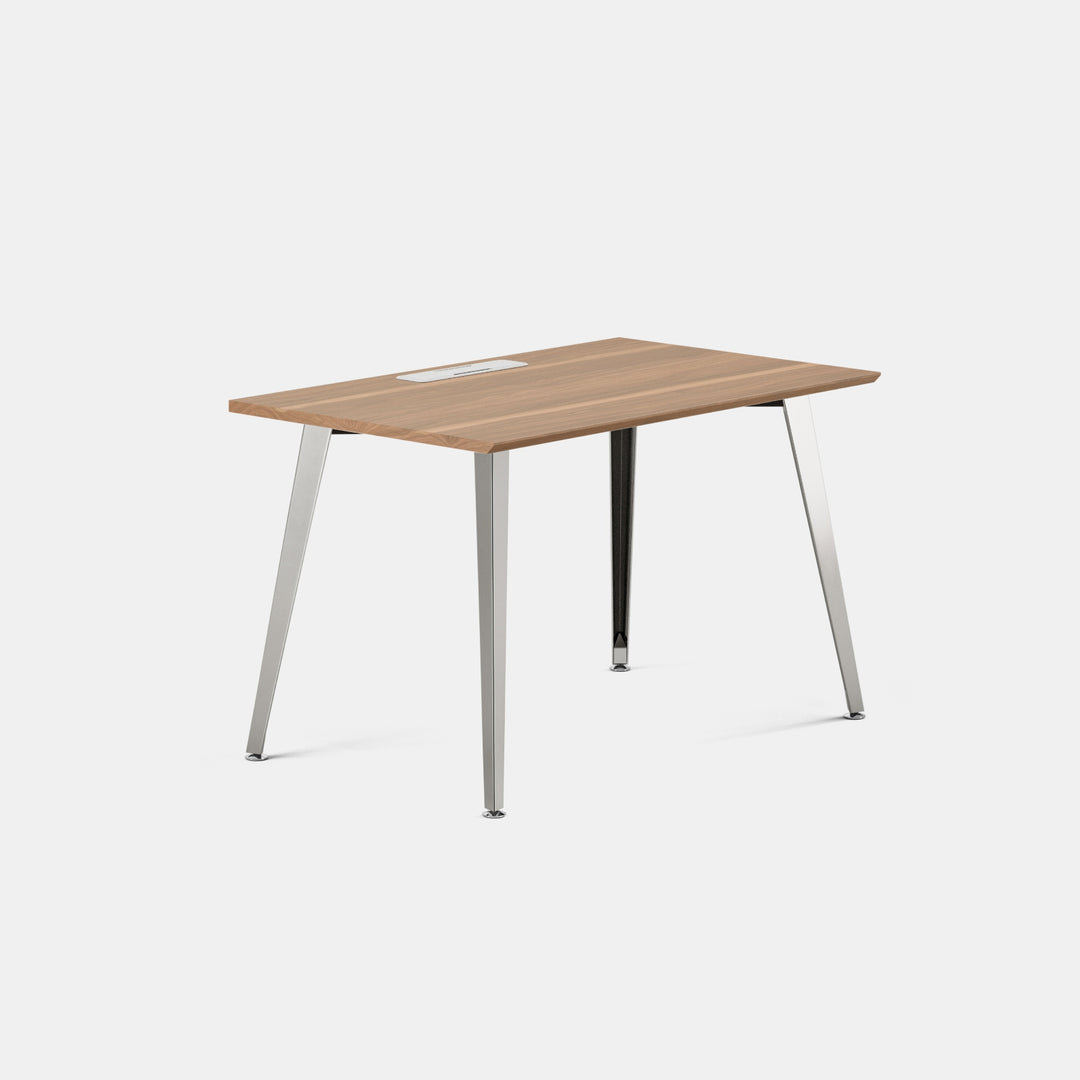 Writing Desk, 30" H x 48" W x 24" D, Mirror, Walnut