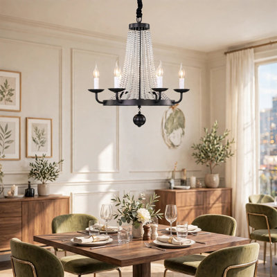 Naglee 6 - Light Candle Style Chandelier