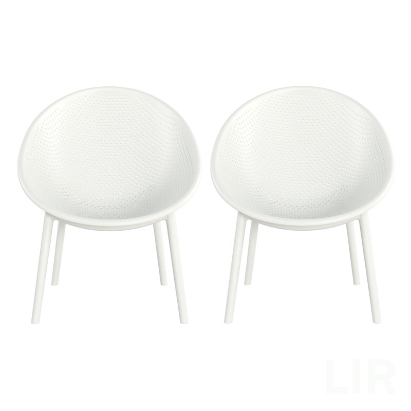 Chaise d'appoint Gable (ensemble de 2), chaise