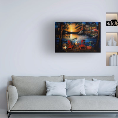 Bolog Robert Andrea Kakagi Lake Canvas Art