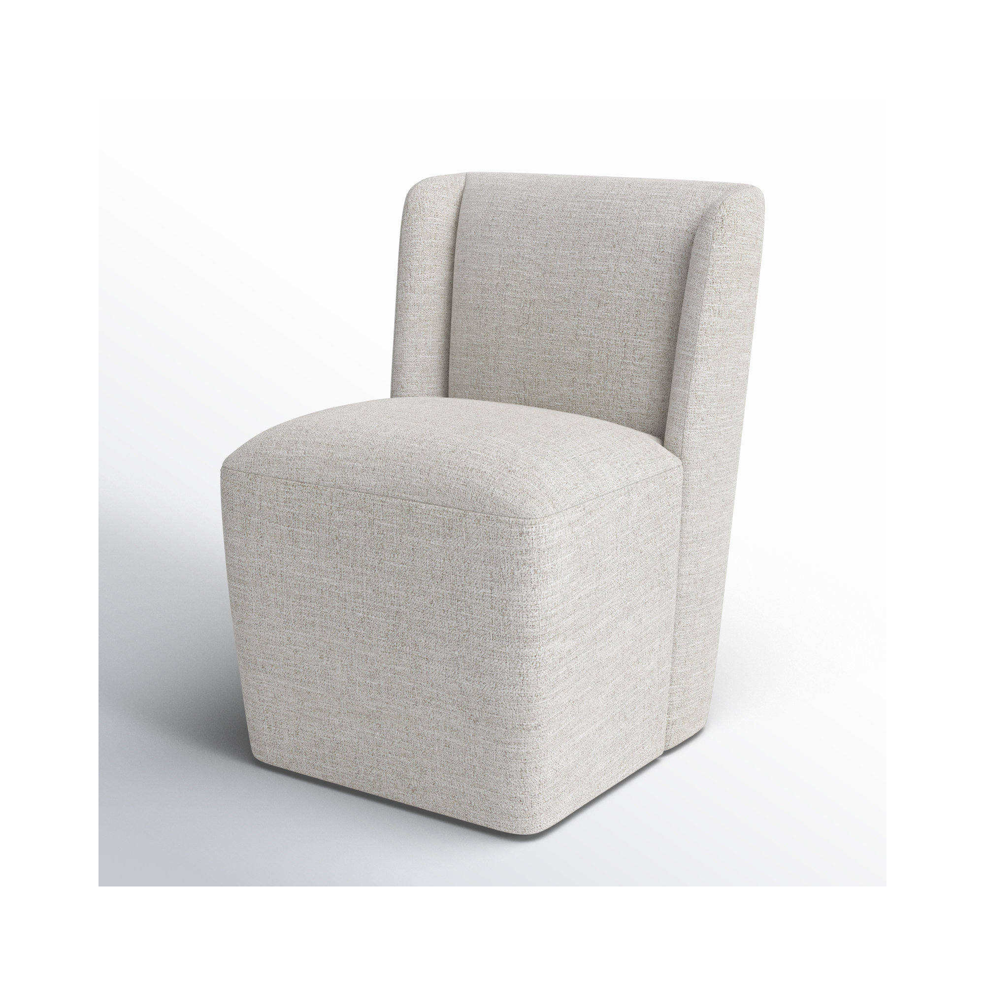 Ardeth Upholstered Side Chair, Nathan Wheat Tweed