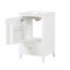 Meuble-lavabo de 20 po avec lavabo, armoire de salle de bain avec porte à fermeture douce, support de rangement et tiroir