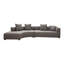 Upholstered Curved Sectional-1725265037