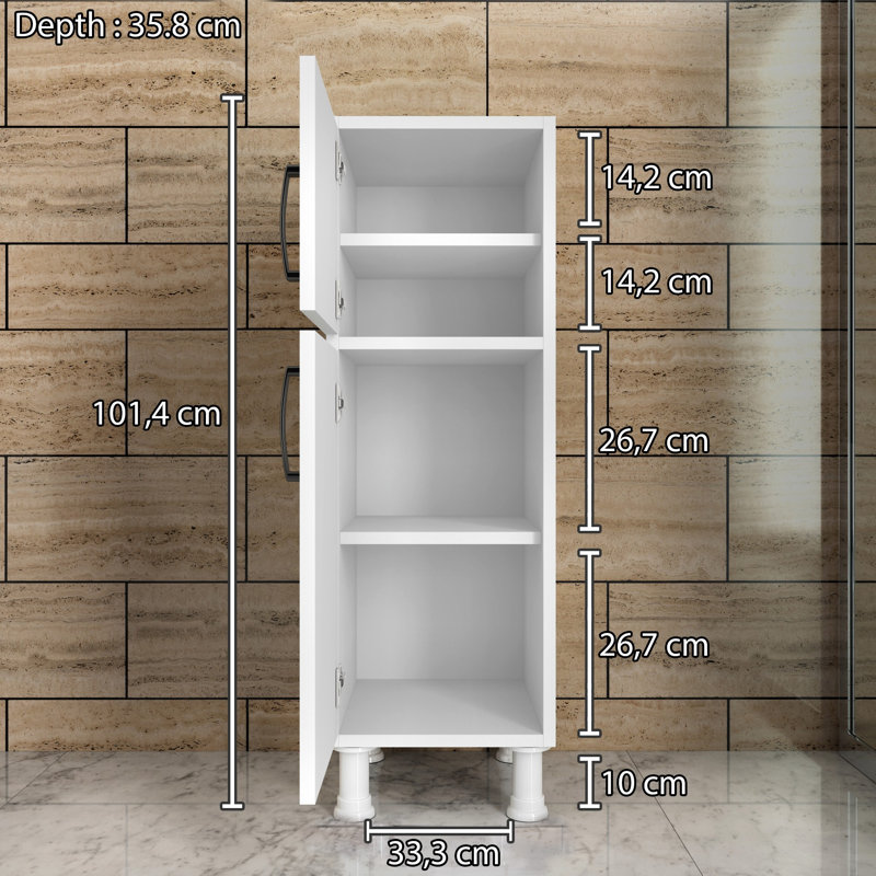 Autryville 101.4cm Kitchen Pantry