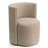 Upholstered Barrel Back Office Chair with Rolling Casters for Home Office-925355601