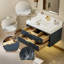 Ensemble de meuble-lavabo simple 48 po avec plateau Mayatte Grado-968544390-968544393