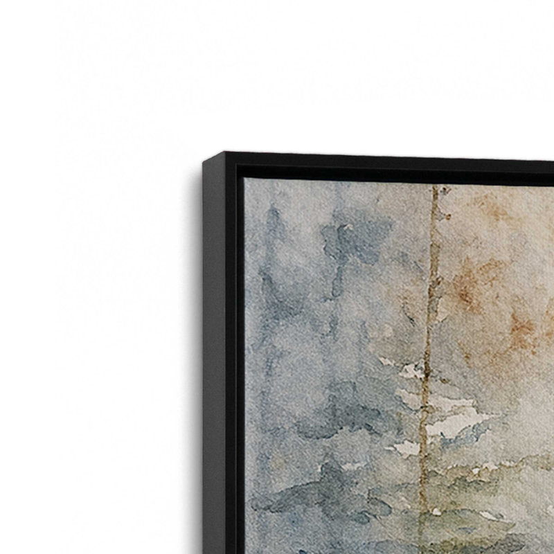 «Winter’s Journey», reproduction d'art sur toile, H 36,75 po x l 24,75 po, Noir satiné