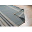 Hand-Knotted Wool Serene Blue Stripes Geometric Modern Contemporary Carpet Rug-1985077331