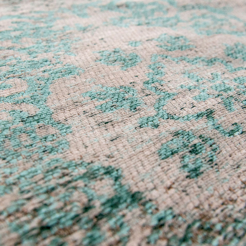 Jacquard Recycled P.E.T Blue Rug, Rectangle 240 x 340 cm