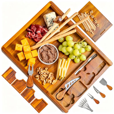 East Urban Home Acacia Wood Cheese Board