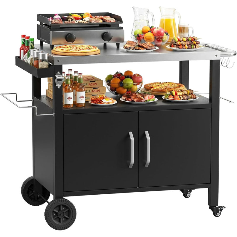 116cm H x 80cm W Utility Cart with Wheels