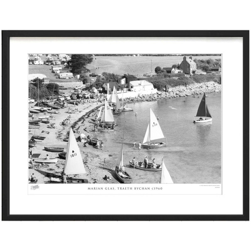 Marian Glas, Traeth Bychan C1960 - Single Picture Frame Print, 45cm H x 60cm W x 2.3cm D