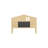 Headboard Storage Cabinet For Full-Size Montessori Floor Bed ,Freely Collocation-2008978720