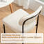 Chaise de salle à manger rembourrée l 19,7 po avec repose-pieds réglables Boucle-1844549147-1838068007