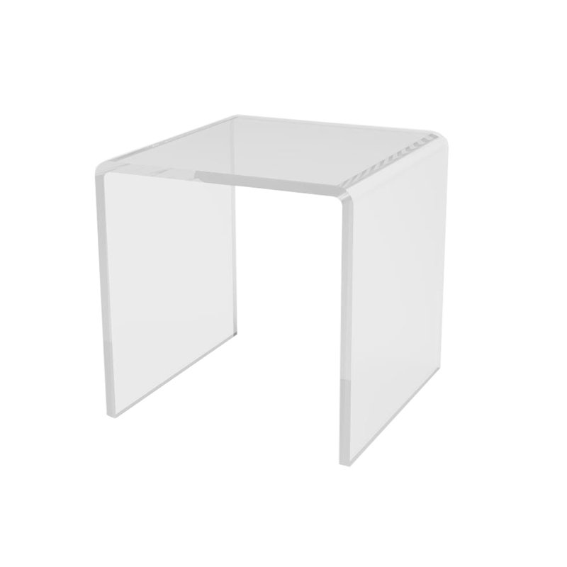 Montant en acrylique transparent Fixturedisplays®: l 3 po x P 3 po x H 3 po, 1/8 po d'épaisseur