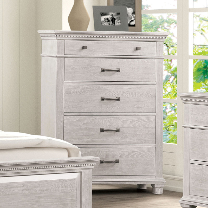 35" W Transitional Chest, Weathered Gray