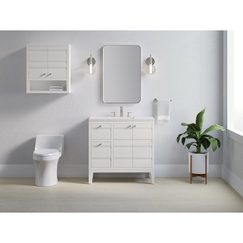 Helst 28-In X 24-In Wall Cabinet, White