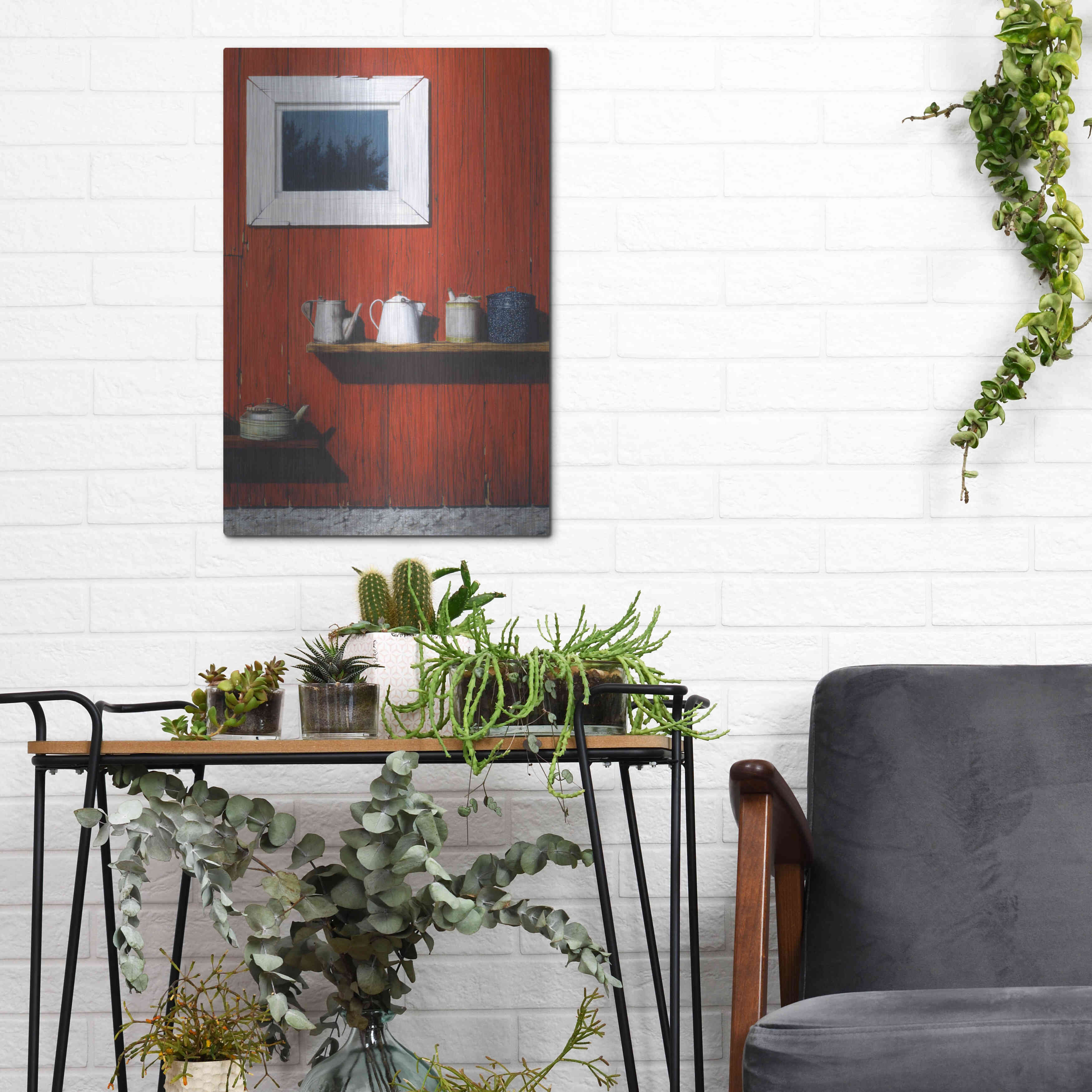 August Grove® " Red Barn Antiques " by Cecile Baird | Wayfair