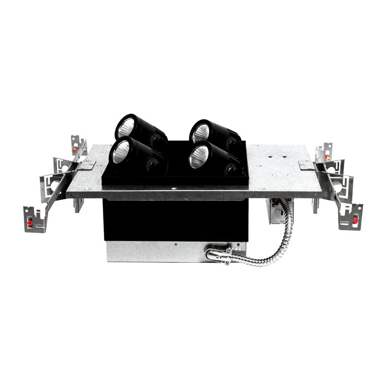 Precision Black Aluminum 18.5'' LED Energy Star Multi-Spotlight