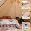 Toile 100% coton tente tente de camping imperméable en toile-100709360