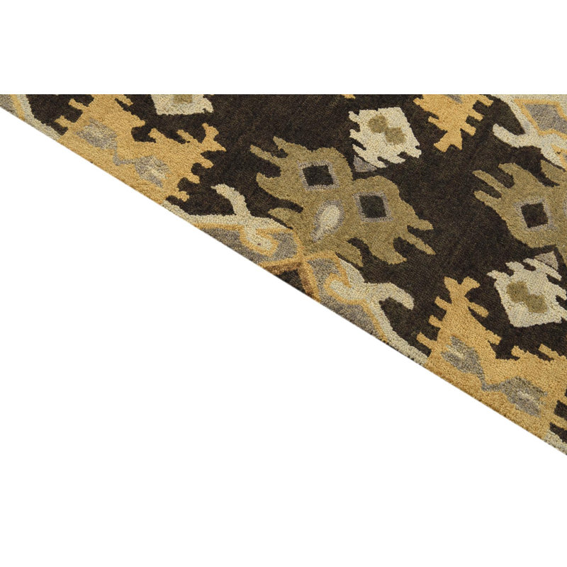 Tapis noir Otto