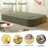 78.7" 2-In-1 Foldable Sofa, Convertible Sleep Sofa Bed With Functional Blanket And Two Soft Pillows, Corduroy Fabric Sofa, Frameless And Bone-Free Sofa, Packaged In A Compression Bag-639067016
