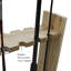 Support à 16 roulettes Rustic