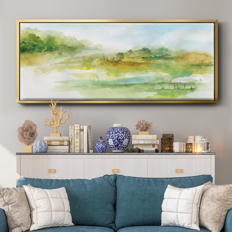 Dreamy Highland- Framed Canvas, 20" H x 50" W