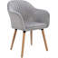 Mirakel 47cm H Velvet Upholstered Armchair-1458069192