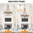 Cavitt 6-Light Dimmable Beaded Empire Chandelier