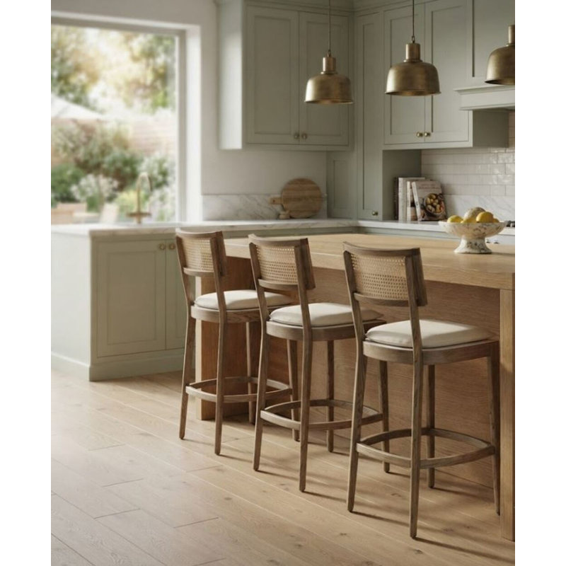 Tabouret Atina, Brun