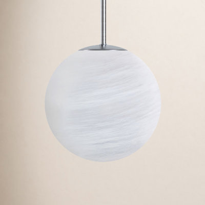 Lio Dimmable Glass Single Light Pendant
