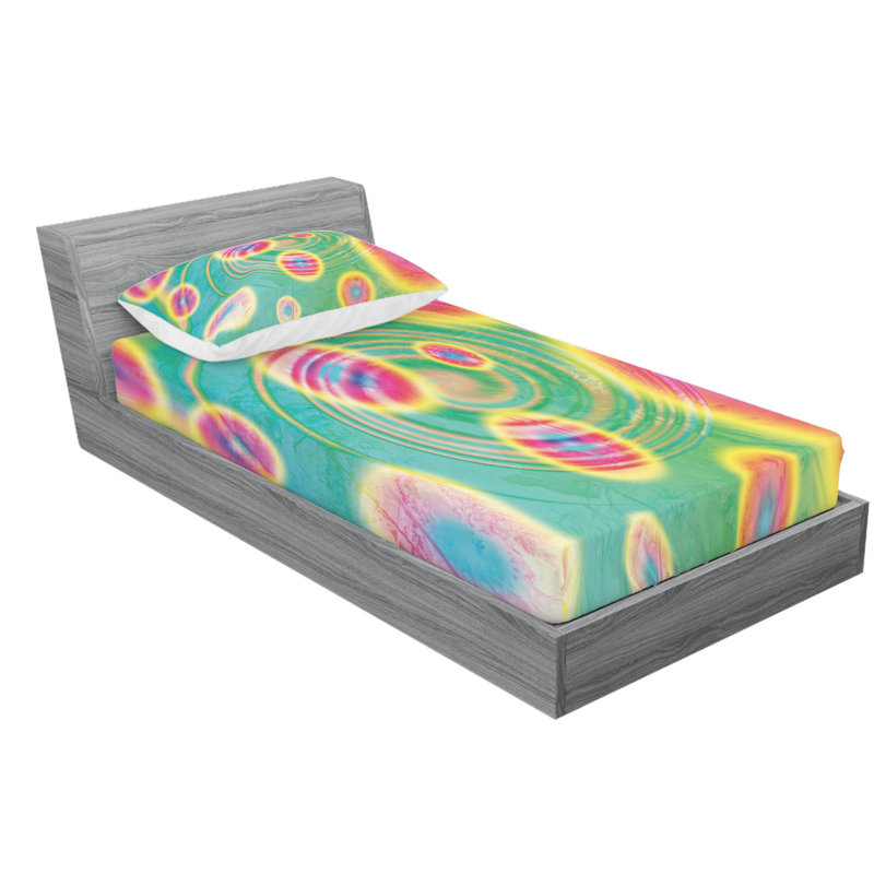 Microfiber Sheet Set, Twin Sheet Set with Fitted Sheet