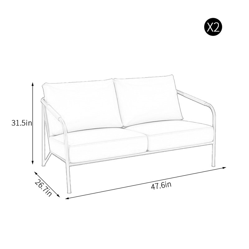 Banc rembourré en similicuir Modern Light Luxury